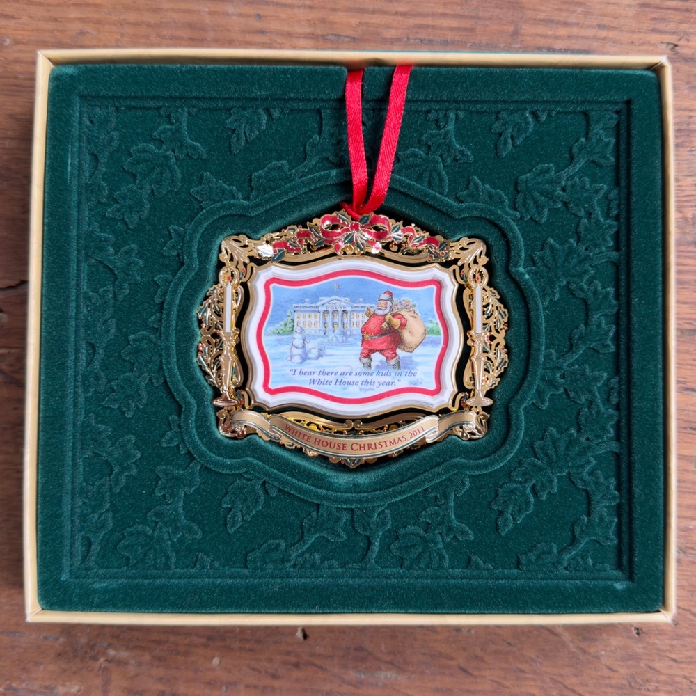 2011 WHHA White House Christmas Ornament- Theodore Roosevelt
